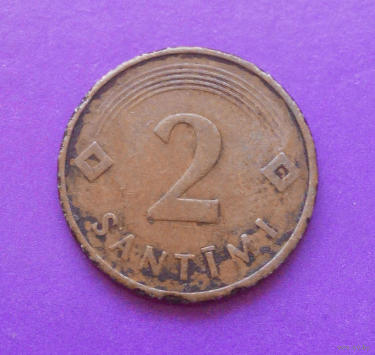 2 сантима 1992 Латвия #02