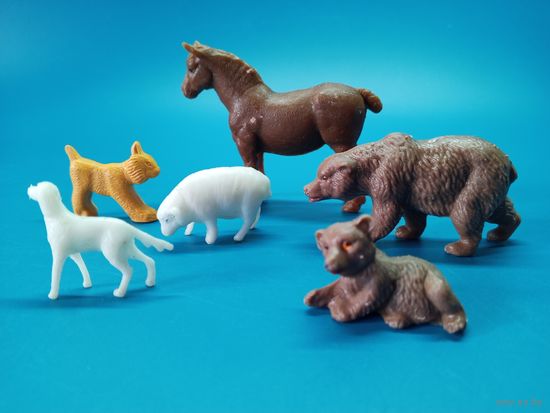 Фигурки зверей СССР. (одним лотом)