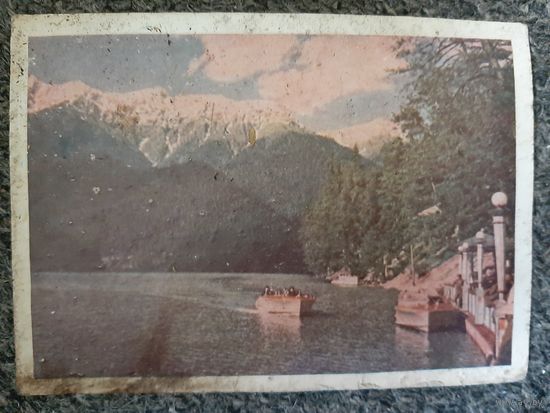 Озеро Рица фото Становова 1954 год