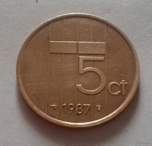 5 центов, Нидерланды 1987 г.
