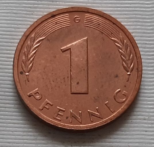 1 пфенниг 1995 г. G. Германия