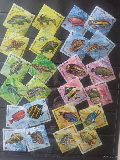 Бурунди. 1974. Рыбы