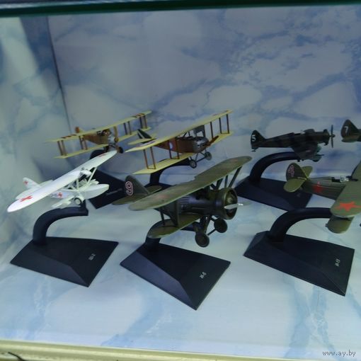 Модели самолётов из серии Легендарные самолёты из металла