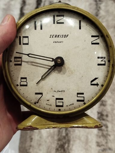 Будильник ссср,в ремонт,с рубля