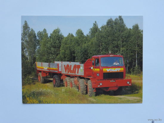 Открытка МАЗ Volat  1990-е  10х15 см