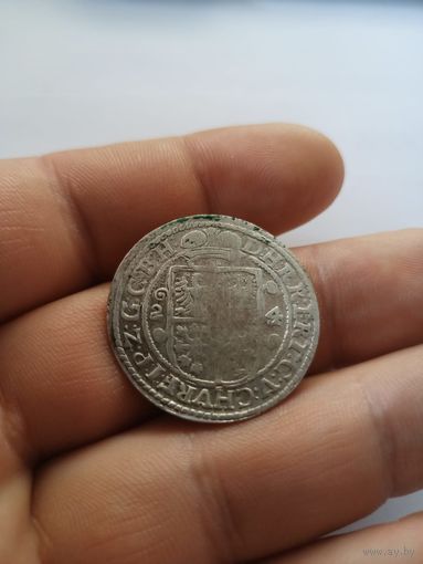 Пруссия Орт  1624 Бранденбург Brandenburg Georg Wilhelm