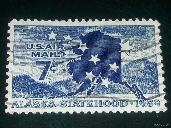США 1959 Авиапочта. Аляска