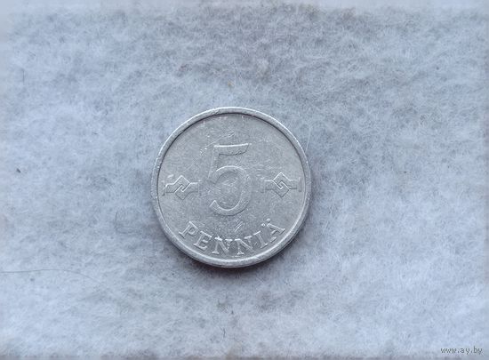 Werty71 Финляндия 5 пенни 1986