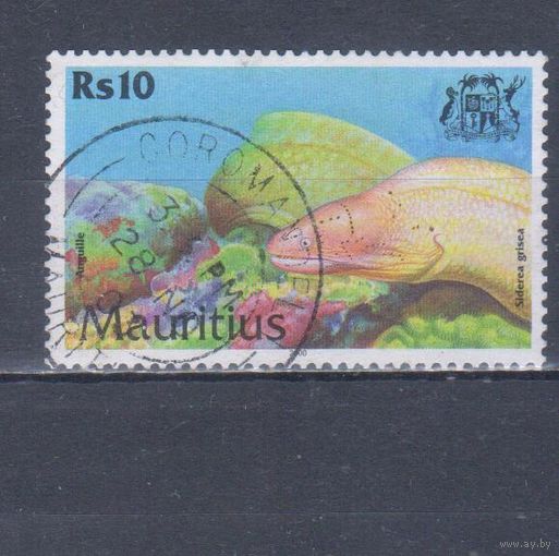 [849] Маврикий 2000. Фауна.Рыба.10 R. Гашеная марка.