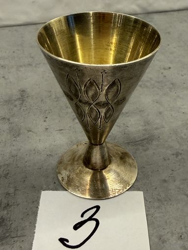 Серебрянная рюмка времён СССР. 916 пробы (3). Распродажа коллекции!!!