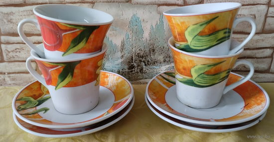 Чайные пары (4 пары)