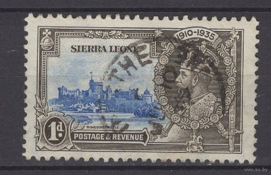 1935 Сьерра Леоне = Юбилей коронации Георг V, Замок Виндзор, гашеная