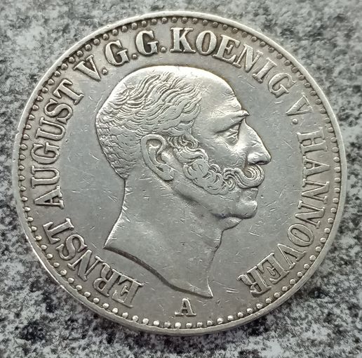 Талер Ганновер 1849 год Эрнст Август