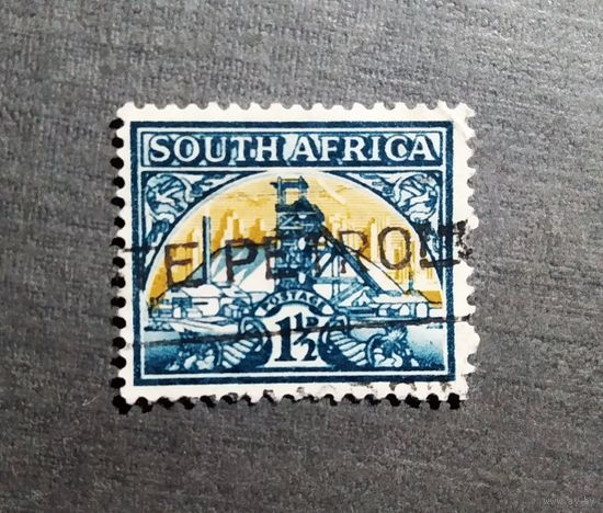 Марка Южная Африка 1941 год Золотой рудник