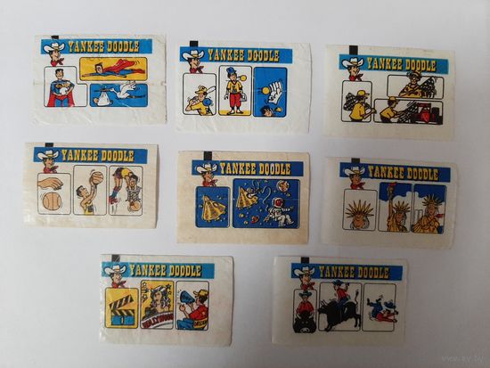 Вкладыши Yankee Doodle 8 шт. лотом в коллекцию.