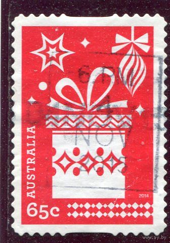 Австралия. Рождество 2014. Самоклейка