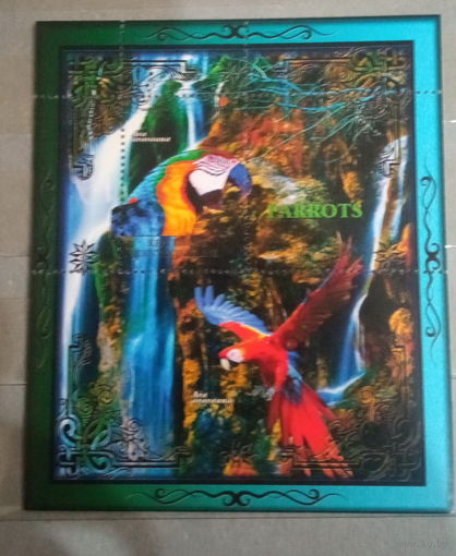 СЕРИЯ Блоков птицы   фауна  MNH
