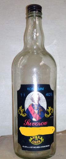 Бутылка 1 литр из 90х  Суворов