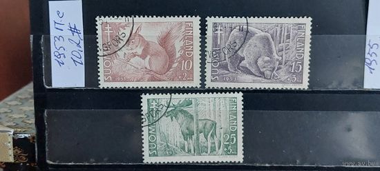 ФИНЛЯНДИЯ 1953г. Полная серия. Гаш.