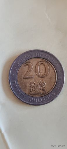 Кения 20 шиллинг 1998