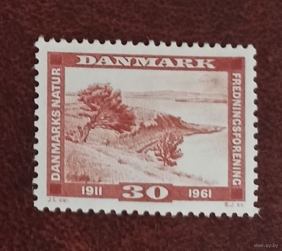 Дания**   охрана природы полная серия без наклеек и их следов