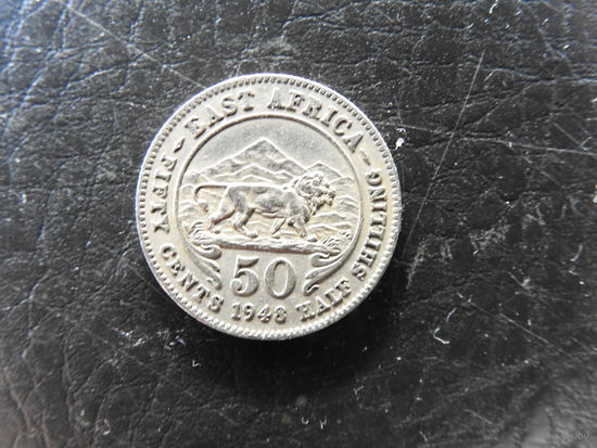 Британская Восточная Африка. 50 цент. 1943. С 20 копеек. Распродажа коллекции. Смотрите другие лоты.
