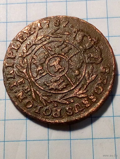 3 гроша ВКЛ и Речь Посполитая 1787 год...л...