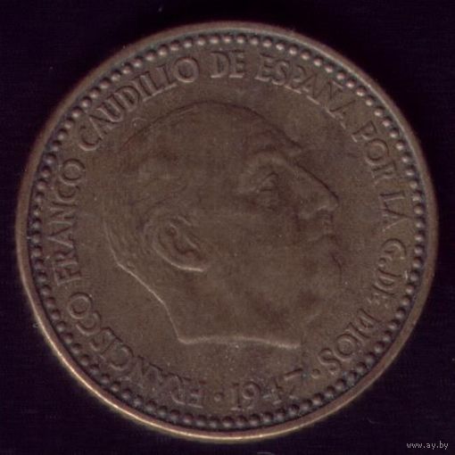 1 Песета 1947(52) год Испания