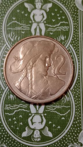 Чехословакия 2 кроны 1948