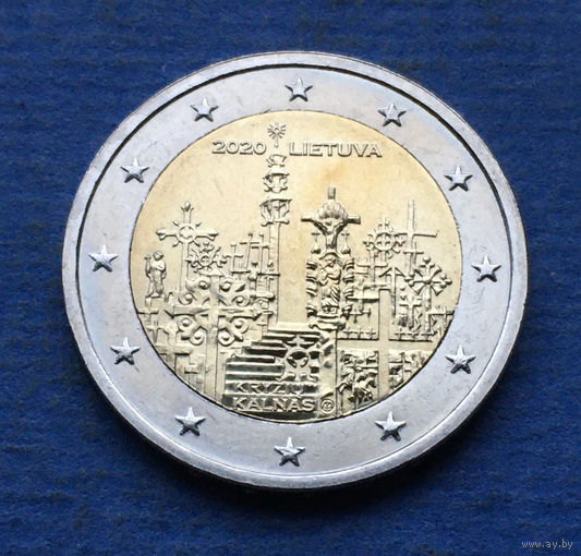 Литва 2 евро 2020 Гора крестов