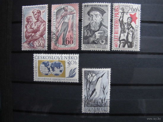 Лот марок ЧССР (1960 г.)