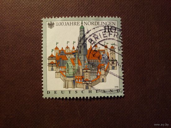 Германия .ФРГ 1998 г.1100 лет г.Нёрдлингену,земля Бавария./16а/