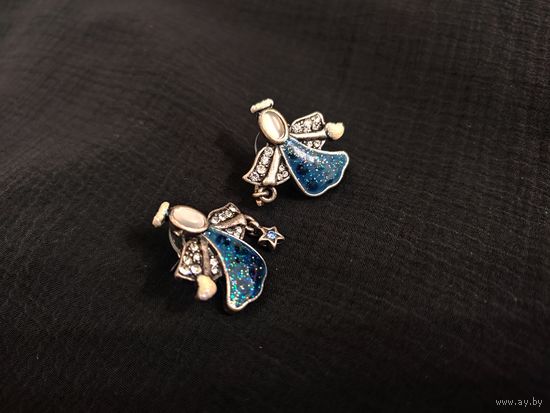 Серьги гвоздики Ангелочки