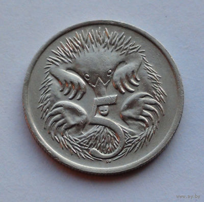 Австралия 5 центов, 1975