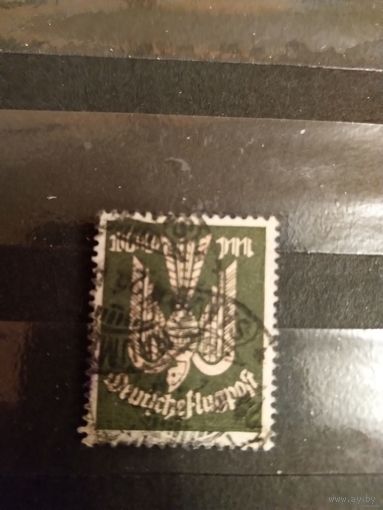 1922 Германия Рейх Мих 237 авиапочта авиация фауна концовка серии (3-1)