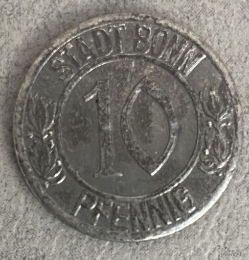 Монета Веймарская республика. Бонн 10 пфеннигов 1920 Людвиг ван Бетховен