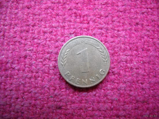 ФРГ 1 пфенниг D 1950 г. :