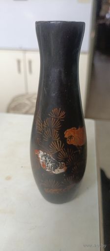 Ваза маленькая золотые рыбки высота 14,5см