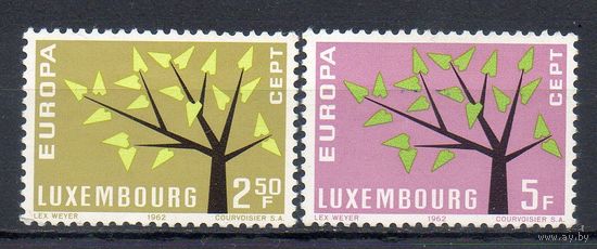 Европа Люксембург 1962 год серия из 2-х марок