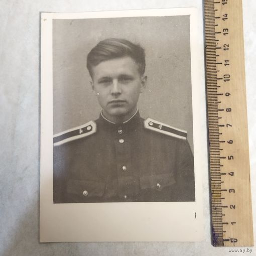 Фотография. Курсант Омского танкового училища. 1962 год.
