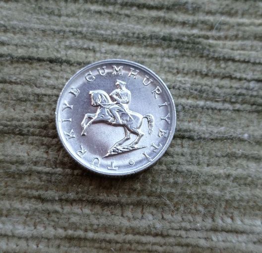 Werty71 Турция 5 лир 1983 Всадник Мустафа Кемаль Ататюрк на лошади Колосья пшеницы