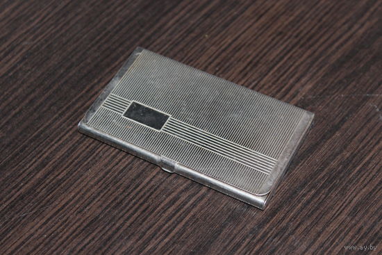 Металлическая визитница, клеймо, Германия.