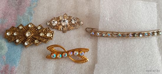 Винтажные броши. Заколка.