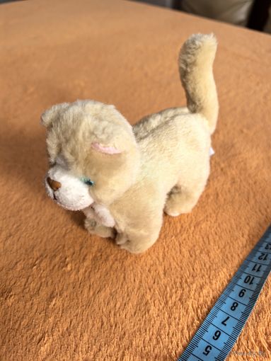 Винтажный плюшевый кот Bauer (Германия)