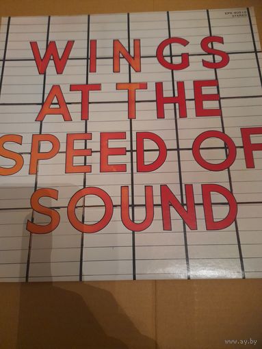 WINGS "AT THE SPEED OF SOUND" 1976 LP JAPAN EPS 80510-ORIG - NM