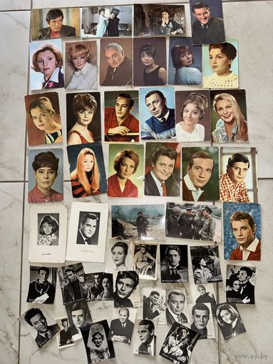 Открытки.актеры.цена за все.