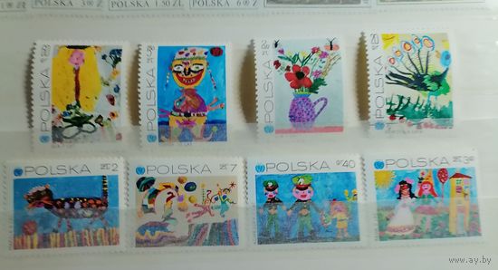 Польша 1971 Детский рисунок