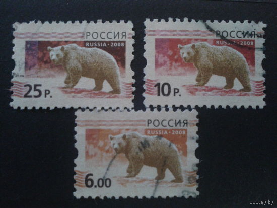 Россия 2008 стандарт, медведь