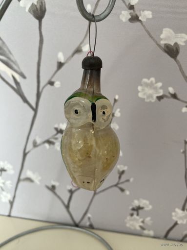 Елочная игрушка сова