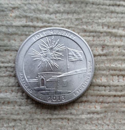Werty71 США 1 квотер 25 центов 2013  форт Макгенри Мэриленд